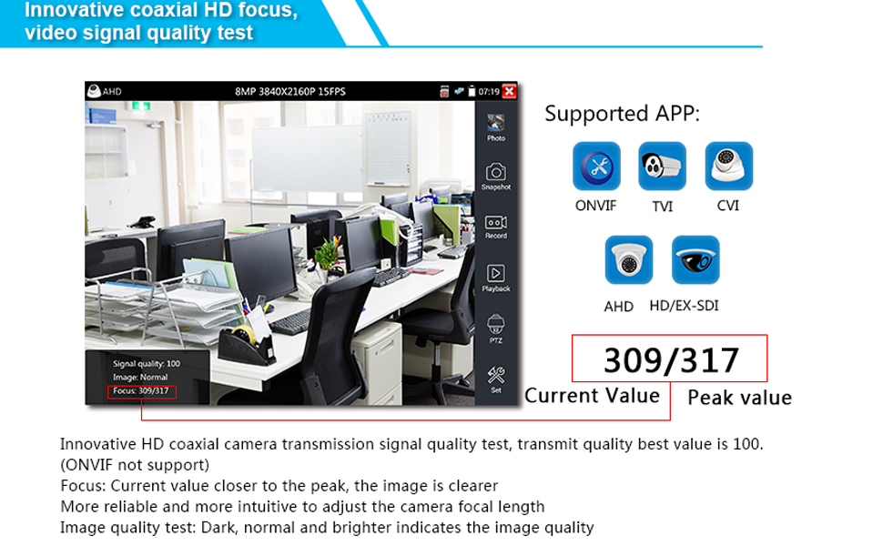 cctv camera system tester monitor