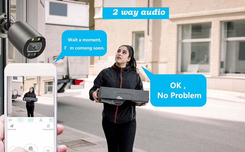 wifi outdoor bullet camera onvif compatible work with NVR