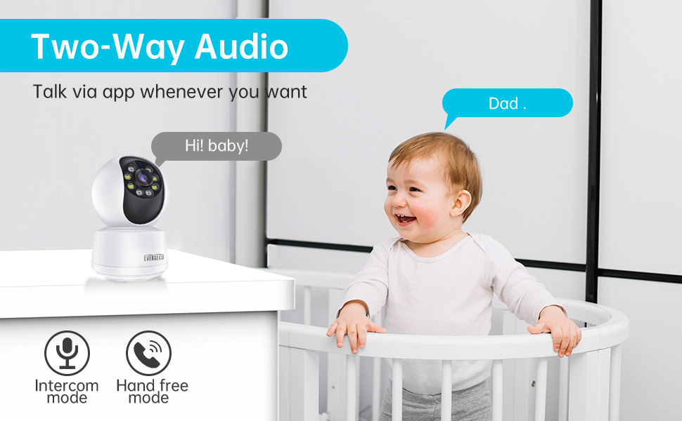 5G WiFi Dog Camera Humanoid Auto Tracking 2 Way Audio Night Vision Baby Monitor Elder Pet Camera