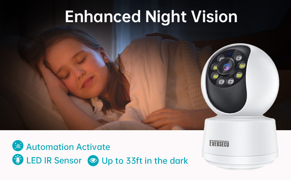5G WiFi Dog Camera Humanoid Auto Tracking 2 Way Audio Night Vision Baby Monitor Elder Pet Camera
