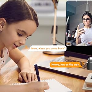 two-way audio talk and communicate anytime anywhere