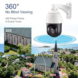 pan/tilt/zoom security camera
