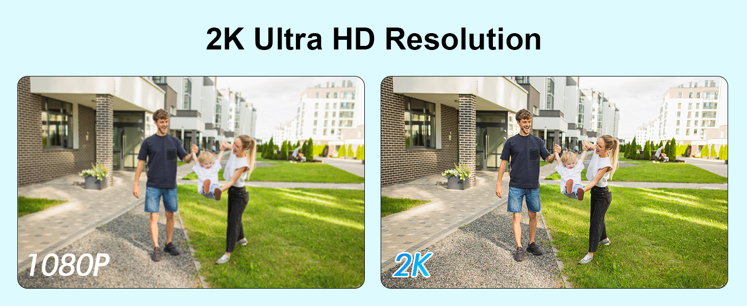 2K CCTV solar powered security camera bluetooth paring to wifi outdoor ptz outdoor indoor spotlight 