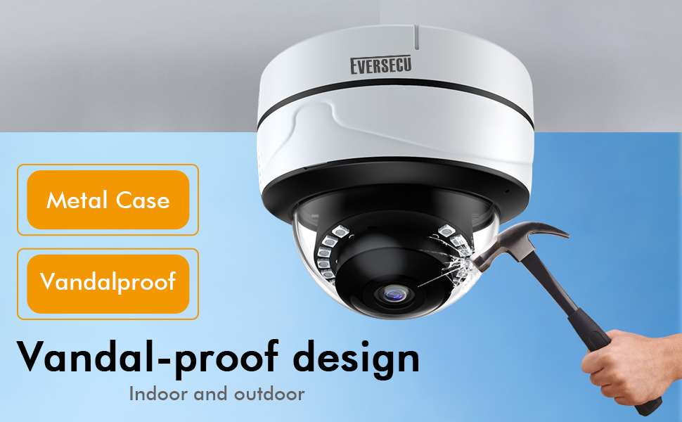 2MP Ik10 Vandalproof HD Analog Metal Dome Security Camera Infrared night vision outdoor indoor cctv