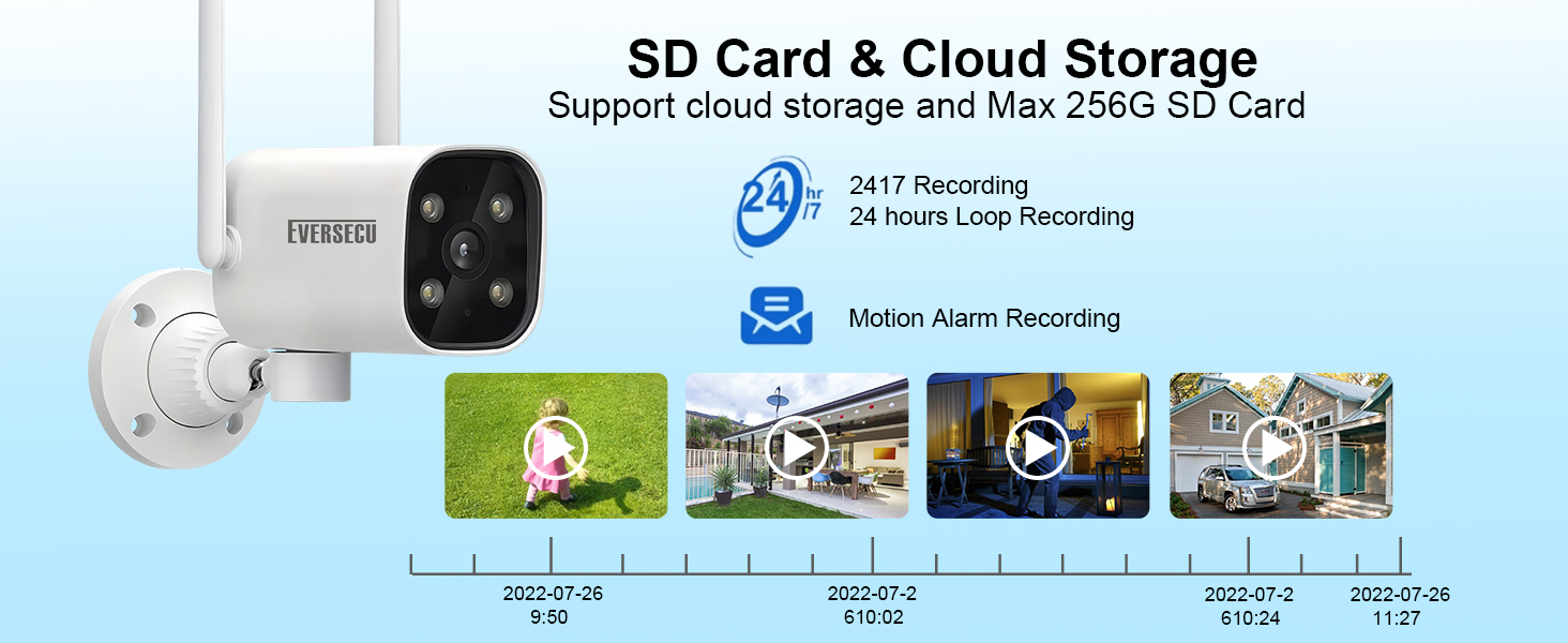 2K WiFi PTZ Bullet Camera, Outdoor/Indoor, Pan/tilt, 2-Way Audio, Night Vision