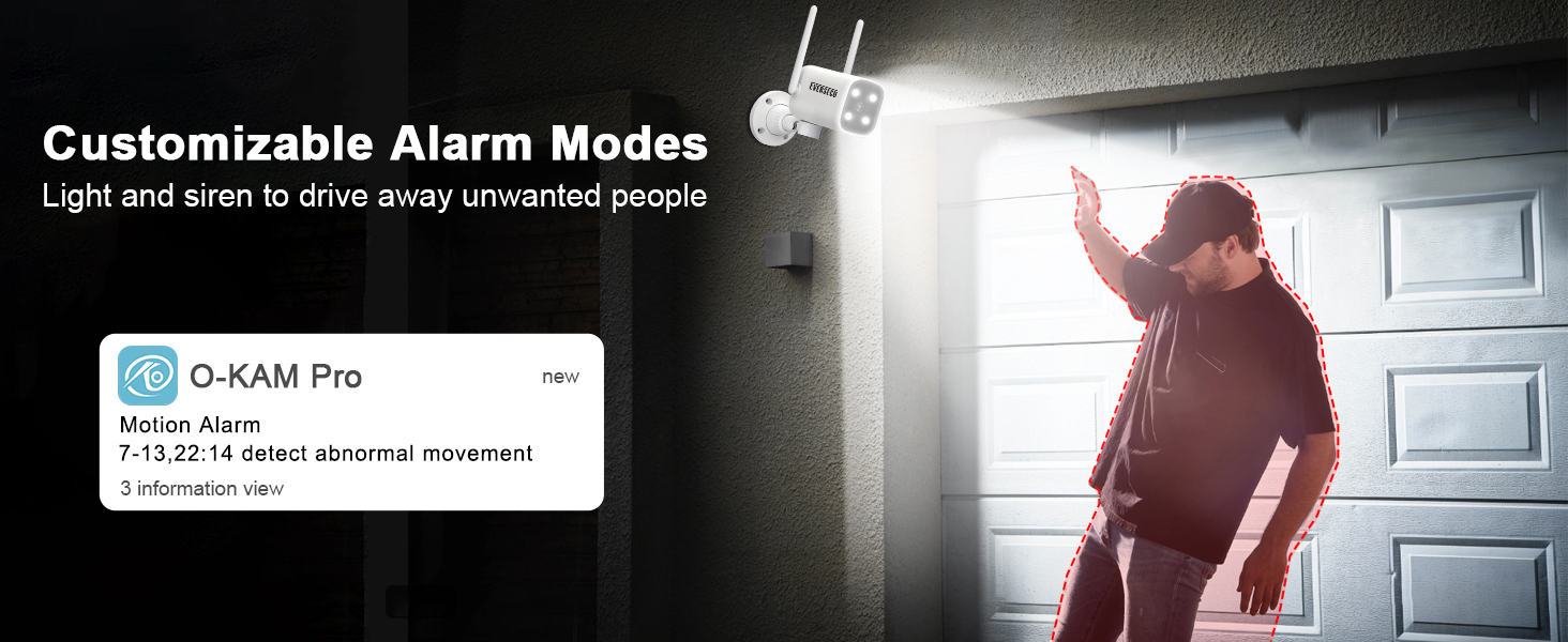 2K WiFi PTZ Bullet Camera, Outdoor/Indoor, Pan/tilt, 2-Way Audio, Night Vision