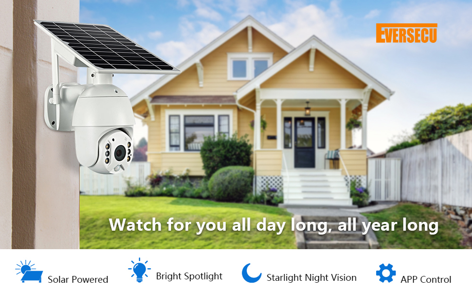 Solar Power PTZ Camera