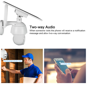 two way audio security camera